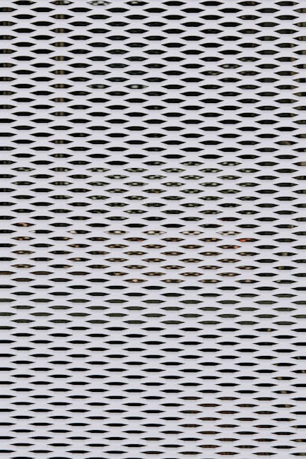 Perforated metal mesh texture